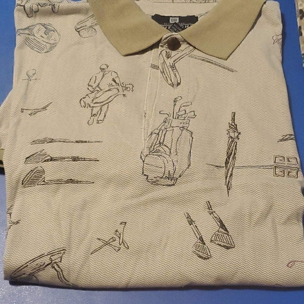 Givenchy golfer decorated golf shirt